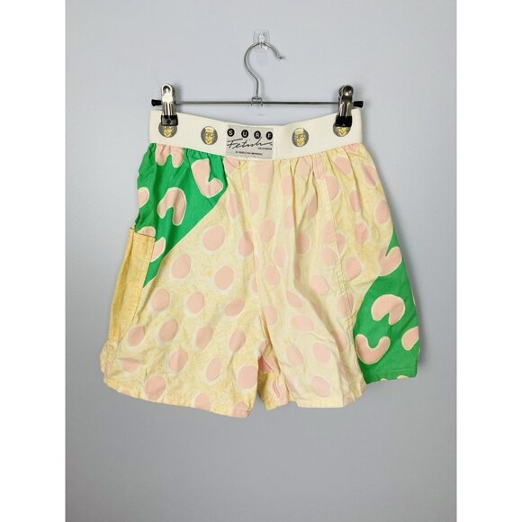 1980's Surf Fetish California Shorts Mens S/M NOS No Nerds, Not Anywhere Surfer - Picture 1 of 11